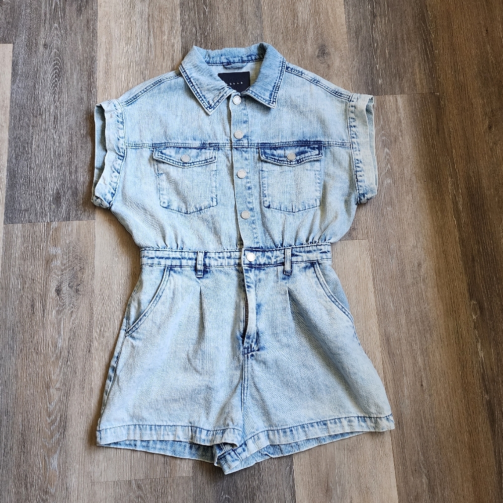 BLANK NYC DENIM ROMPER